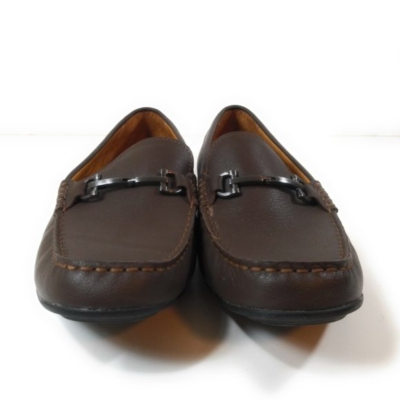 Vionic 556 Mason Men Brown Leather Loafers Horsebit Buckle Slip On Shoes Size 12 main image 10